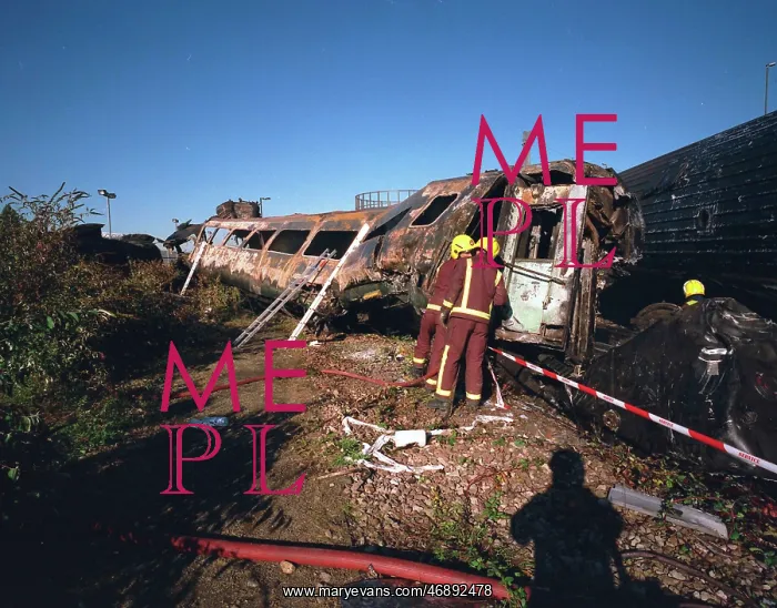 : Scene from the Ladbroke Grove train crash : Scene from the Ladbroke Grove train crash