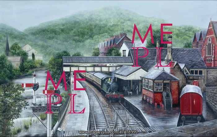 : Scene at Llangollen Station : Scene at Llangollen Station