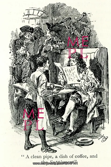 : Scene in a London coffee house : Scene in a London coffee house
