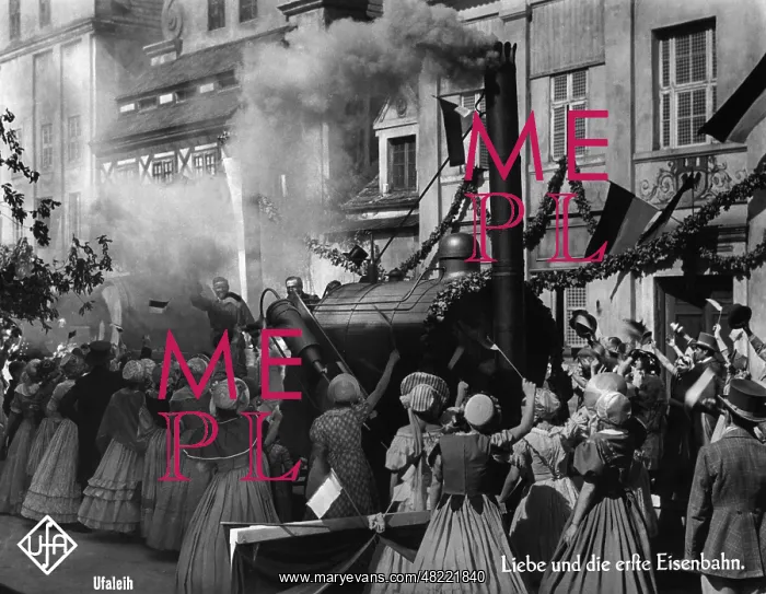 : Scene from Love and the First Railroad, 1934 : Scene from Love and the First Railroad, 1934