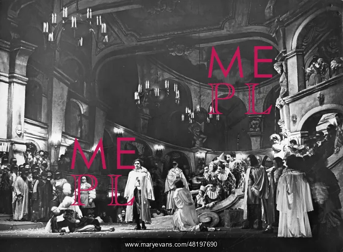 : Scene from A Masked Ball by Giuseppe Verdi : Scene from A Masked Ball by Giuseppe Verdi