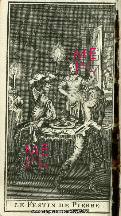 : Scene from Moliere's play, Dom Juan : Scene from Moliere's play, Dom Juan