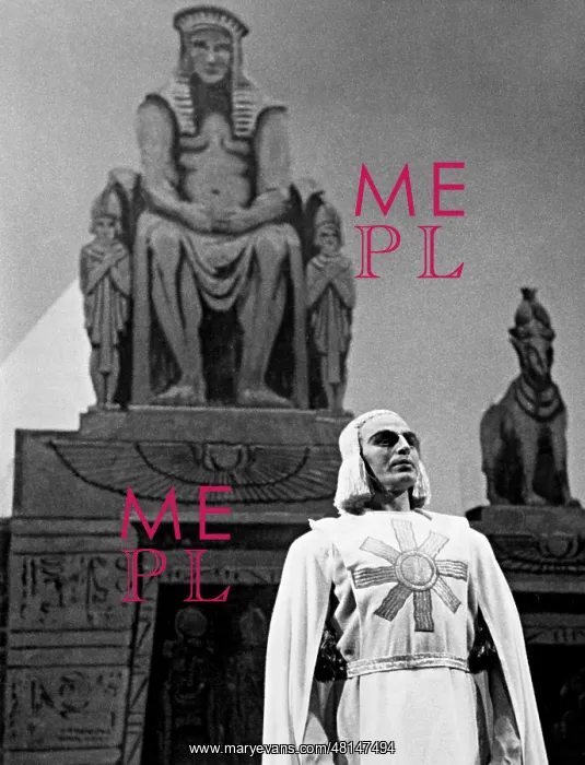 : Scene from Mozart's opera The Magic Flute, 1939 : Scene from Mozart's opera The Magic Flute, 1939
