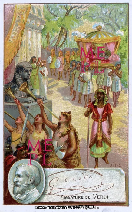 : Scene from the opera Aida by Giuseppe Verdi : Scene from the opera Aida by Giuseppe Verdi