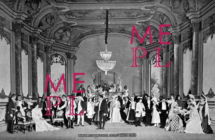  : Scene from opera Eugene Onegin