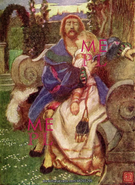 : Scene from the opera, Faust, by Charles Gounod : Scene from the opera, Faust, by Charles Gounod