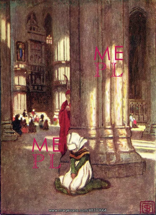 : Scene from the opera, Faust, by Charles Gounod : Scene from the opera, Faust, by Charles Gounod