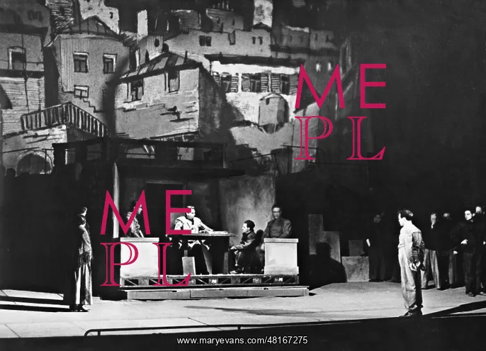 : Scene from the opera The Pledge by Kurt Weill, 1932 : Scene from the opera The Pledge by Kurt Weill, 1932