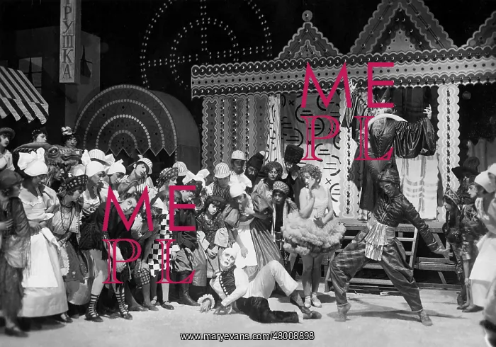 : A scene from Petrushka, 1928 : A scene from Petrushka, 1928