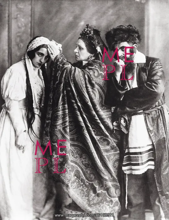 : Scene from the play The Dybbuk : Scene from the play The Dybbuk