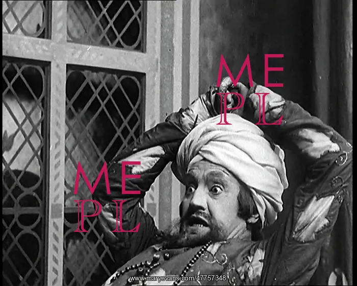 : Scene from the Play Hassan': The Actor Henry : Scene from the Play Hassan': The Actor Henry