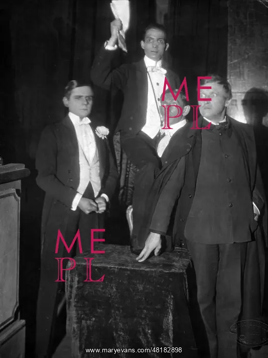: Scene from the premiere of The Son, 1918 : Scene from the premiere of The Son, 1918