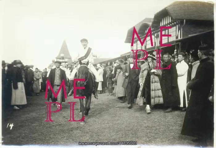 : Scene at a racecourse in the Far East : Scene at a racecourse in the Far East
