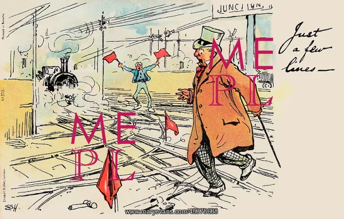: Scene on a railway track : Scene on a railway track