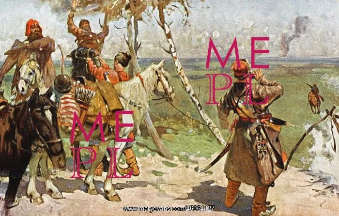 : Scene at the Russian frontier : Scene at the Russian frontier