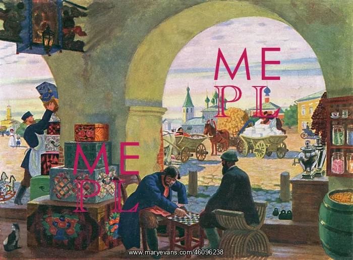 : Scene of Russian provincial life : Scene of Russian provincial life