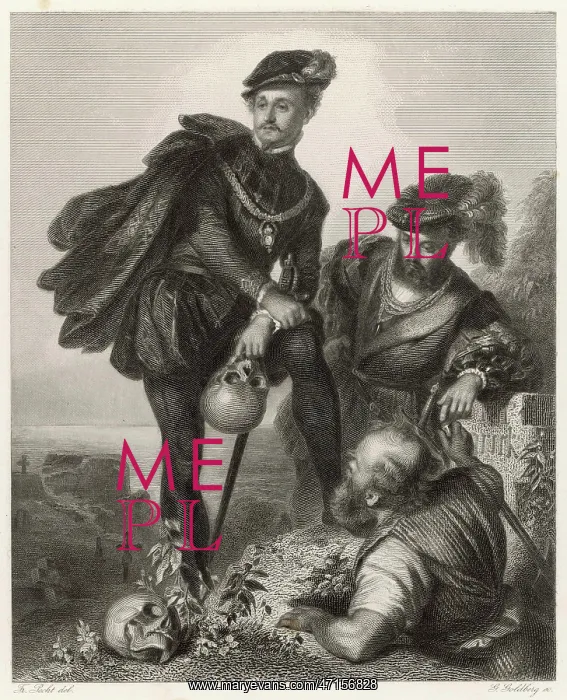 : Scene from Shakespeare's Hamlet : Scene from Shakespeare's Hamlet