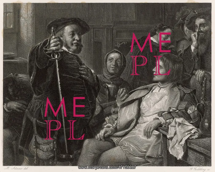 : Scene from Shakespeare's Henry IV Part 1 : Scene from Shakespeare's Henry IV Part 1