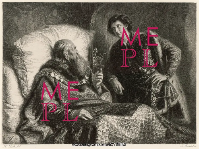 : Scene from Shakespeare's Henry IV Part 2 : Scene from Shakespeare's Henry IV Part 2