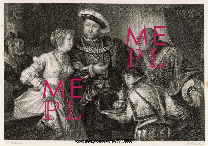: Scene from Shakespeare's Henry VIII : Scene from Shakespeare's Henry VIII