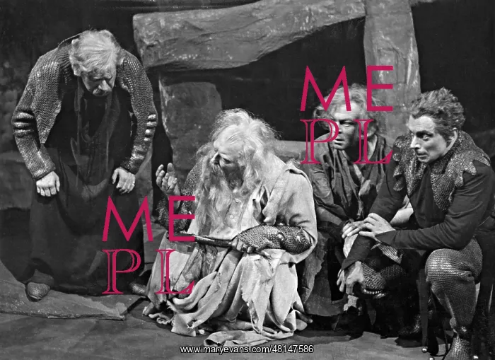 : Scene from Shakespeare's King Lear, 1934 : Scene from Shakespeare's King Lear, 1934
