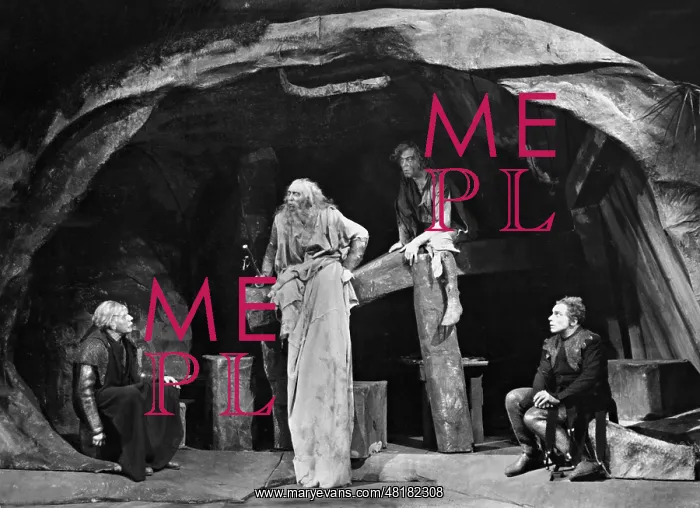 : Scene from Shakespeare's King Lear, 1934 : Scene from Shakespeare's King Lear, 1934