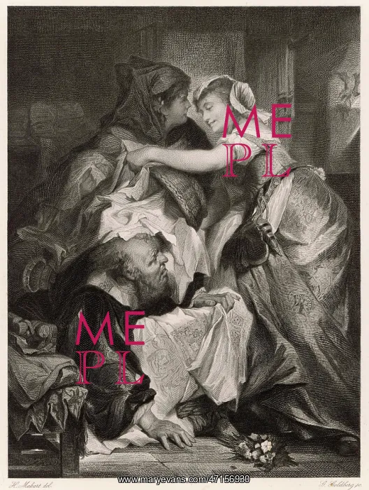 : Scene from Shakespeare's Merry Wives of Windsor : Scene from Shakespeare's Merry Wives of Windsor
