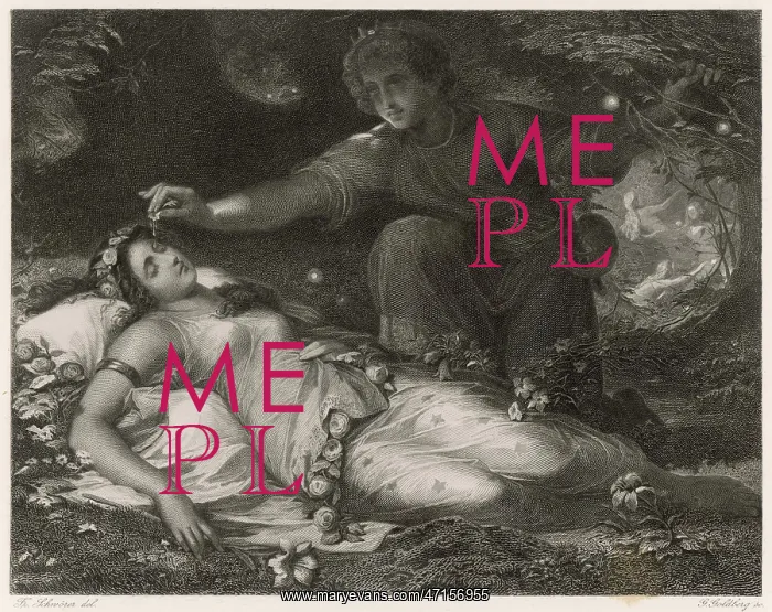 : Scene from Shakespeare's Midsummer Night's Dream : Scene from Shakespeare's Midsummer Night's Dream
