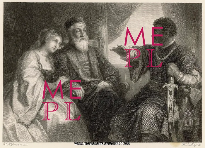 : Scene from Shakespeare's Othello : Scene from Shakespeare's Othello
