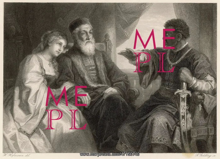: Scene from Shakespeare's Othello : Scene from Shakespeare's Othello
