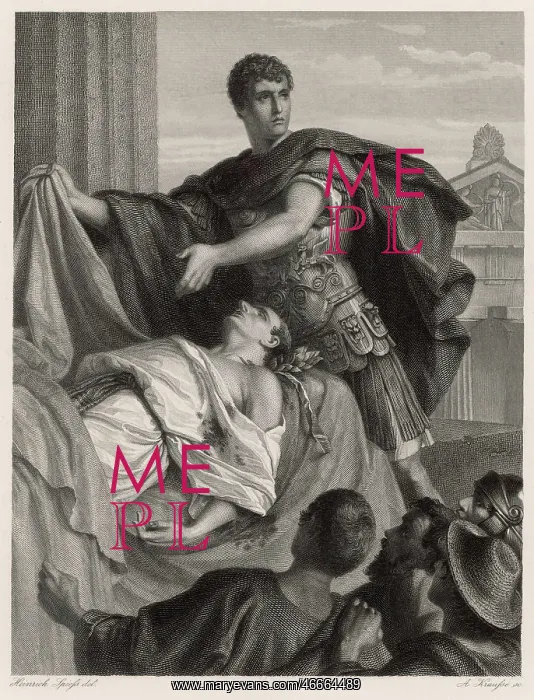 : Scene from Shakespeare's play, Julius Caesar : Scene from Shakespeare's play, Julius Caesar