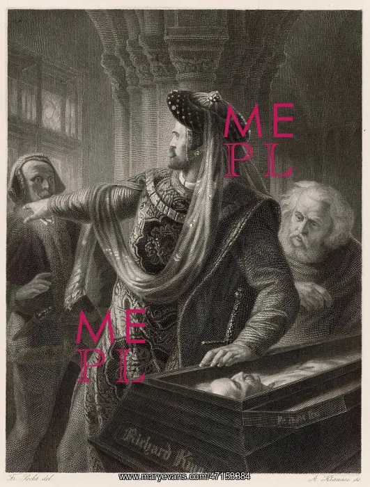 : Scene from Shakespeare's play, Richard II : Scene from Shakespeare's play, Richard II