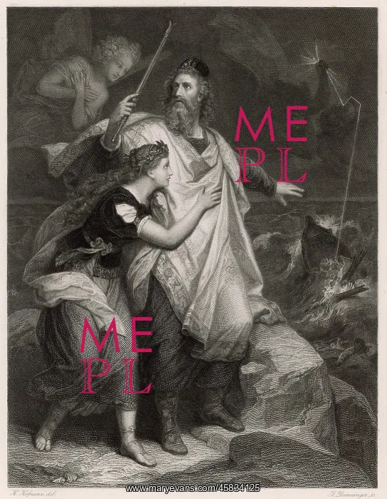 : Scene from Shakespeare's The Tempest : Scene from Shakespeare's The Tempest