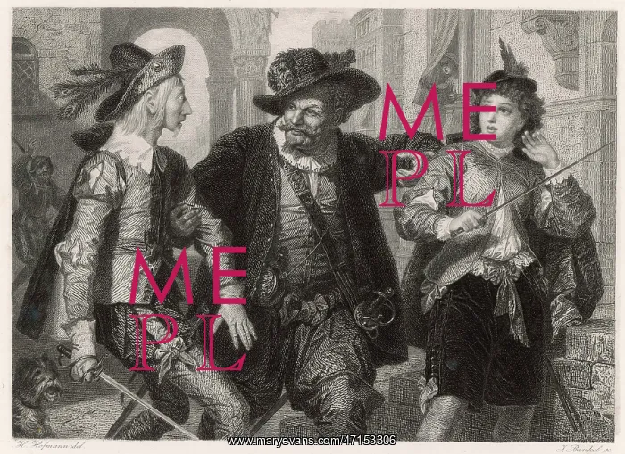 : Scene from Shakespeare's Twelfth Night : Scene from Shakespeare's Twelfth Night