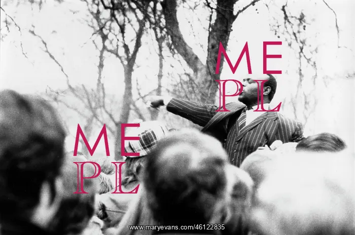 : Scene at Speakers Corner, Hyde Park, London : Scene at Speakers Corner, Hyde Park, London