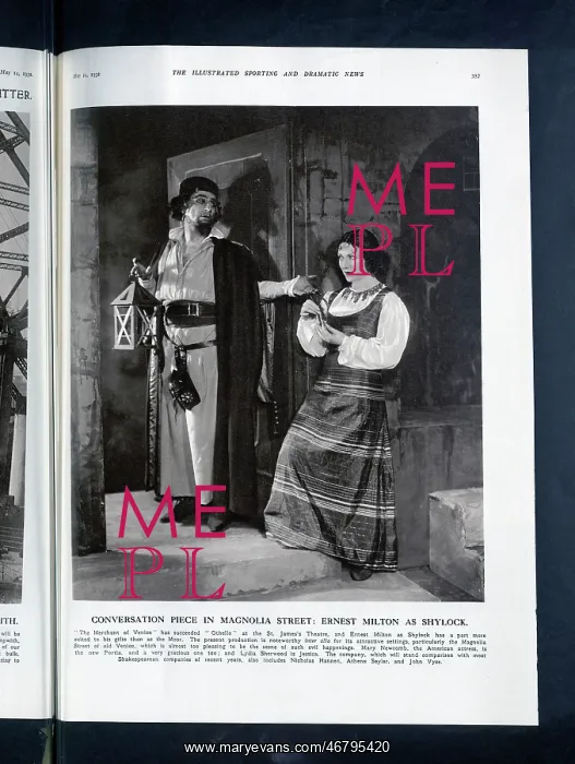 : Scene from 'The Merchant of Venice' : Scene from 'The Merchant of Venice'