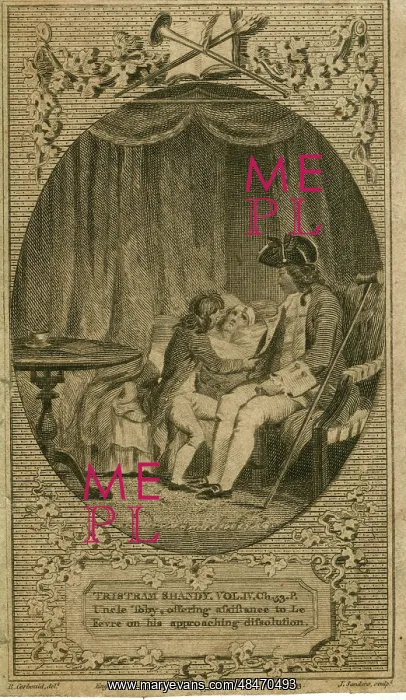 : Scene from Tristram Shandy, Vol IV, Chapter 53 : Scene from Tristram Shandy, Vol IV, Chapter 53