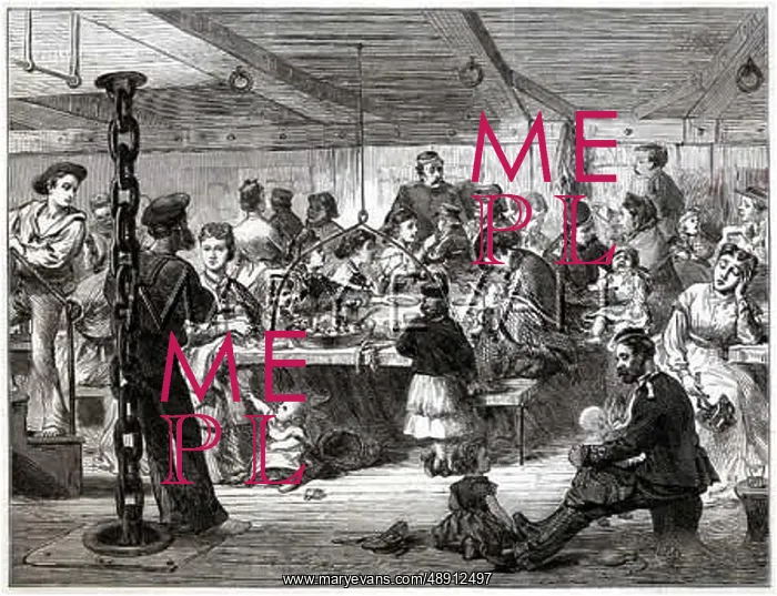 : SCENE ON A TROOPSHIP : SCENE ON A TROOPSHIP