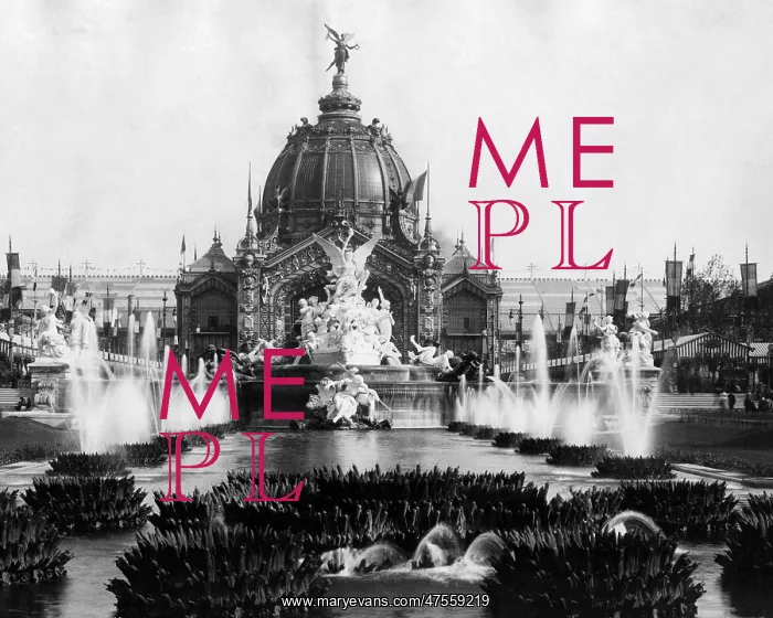 : Scene during the Universal Exhibition, Paris, 1900 : Scene during the Universal Exhibition, Paris, 1900
