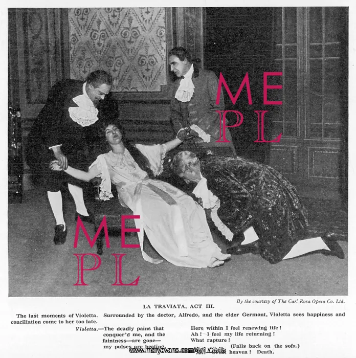 : Scene from Verdi's opera, La Traviata : Scene from Verdi's opera, La Traviata