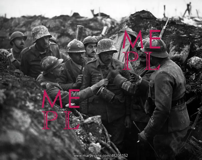 : Scene from a war movie, 1934 : Scene from a war movie, 1934