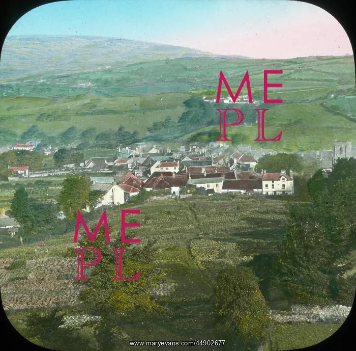 : Scenery of Devon - Chagford from the hills : Scenery of Devon - Chagford from the hills