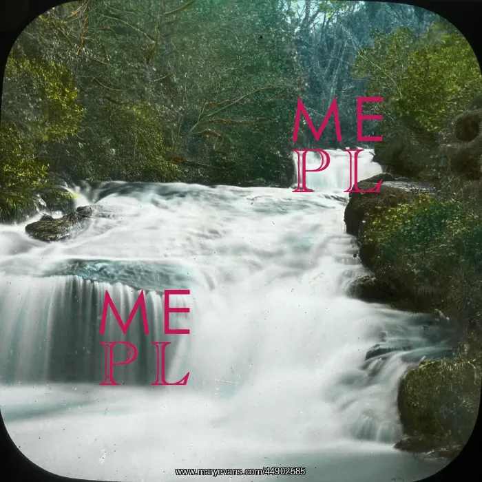 : Scenery of Devon - The Falls at Watersmeet, River Lyn : Scenery of Devon - The Falls at Watersmeet, River Lyn