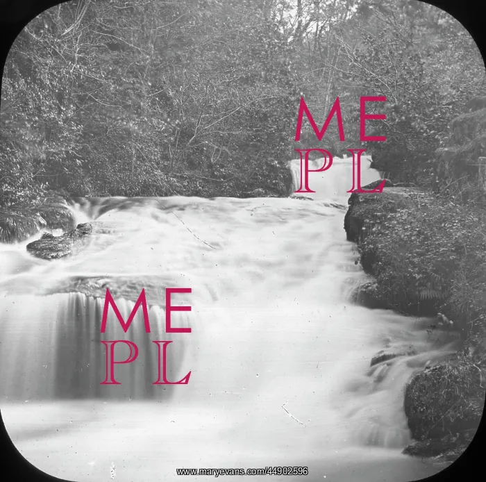 : Scenery of Devon - The Falls at Watersmeet, River Lynn : Scenery of Devon - The Falls at Watersmeet, River Lynn