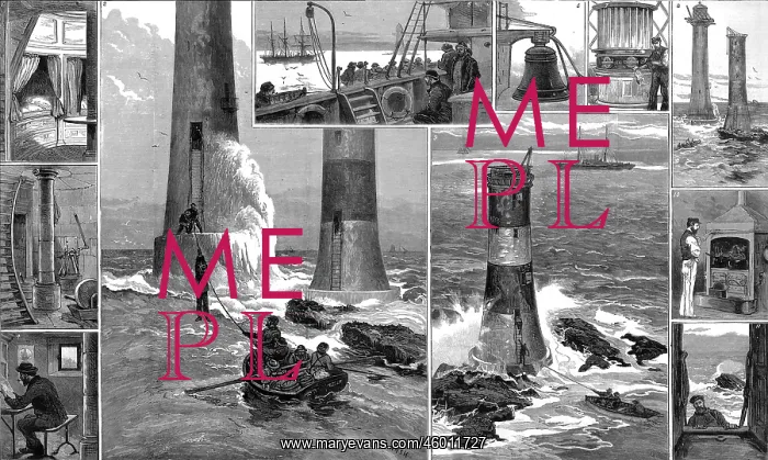: Scenes from the Eddystone Lighthouse 1882 : Scenes from the Eddystone Lighthouse 1882