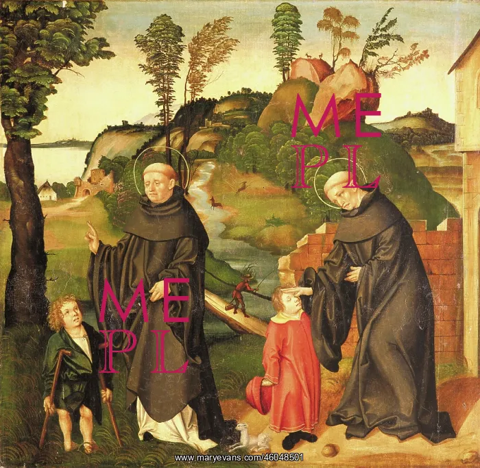 : Scenes from the life of St. Bernhard : Scenes from the life of St. Bernhard