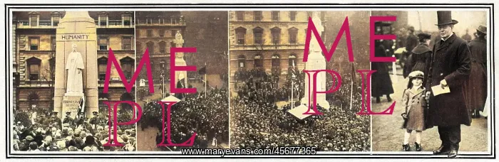 : Scenes at the unveiling of the Edith Cavell memorial, 1920 : Scenes at the unveiling of the Edith Cavell memorial, 1920