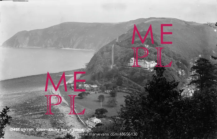 : Scenic View of Countisbury Hill : Scenic View of Countisbury Hill