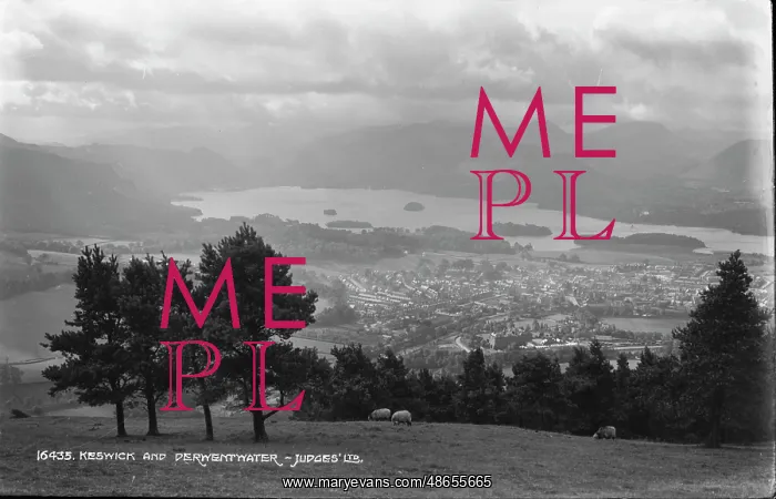  : Scenic View of Keswick and Derwentwater