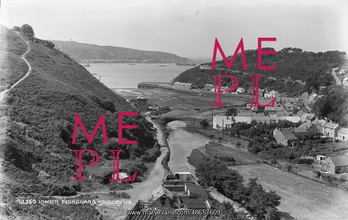 : Scenic View of Lower Fishguard : Scenic View of Lower Fishguard